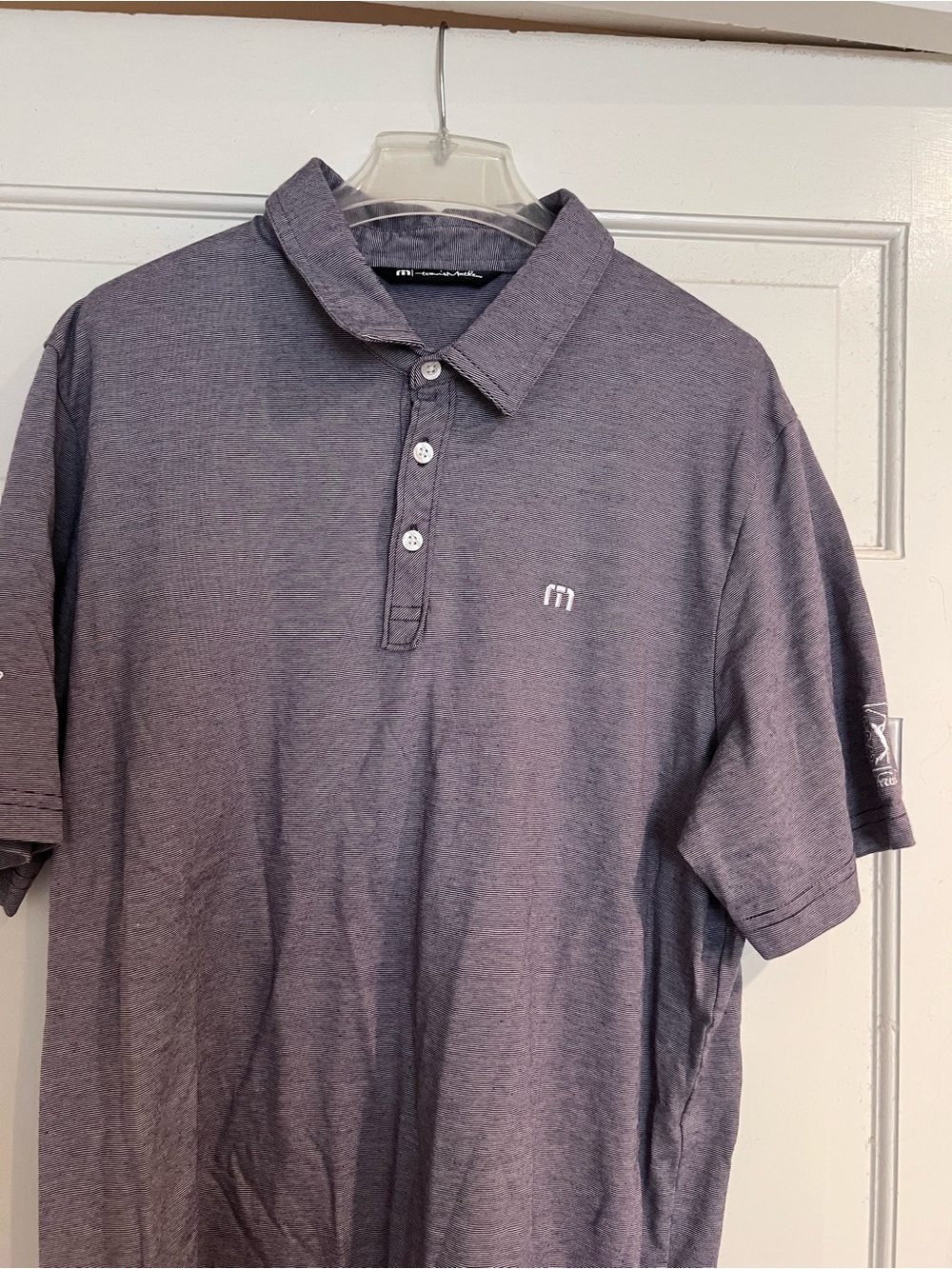 Travis Mathew Men's Heather Gray Polo